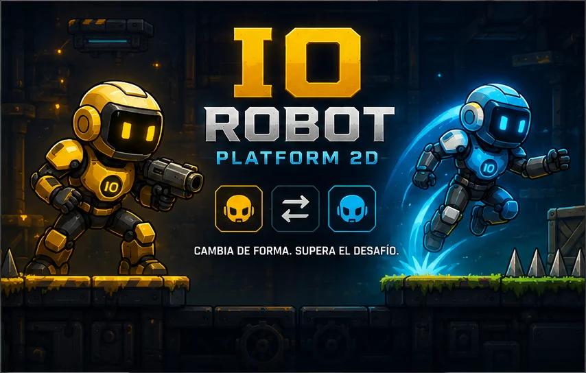 Cover promocional de IO Robot Platform 2D