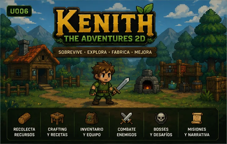 Cover promocional de Kenith: The Adventures 2D