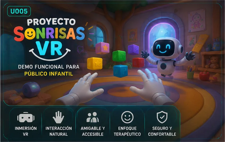 Cover promocional de Proyecto Sonrisas VR
